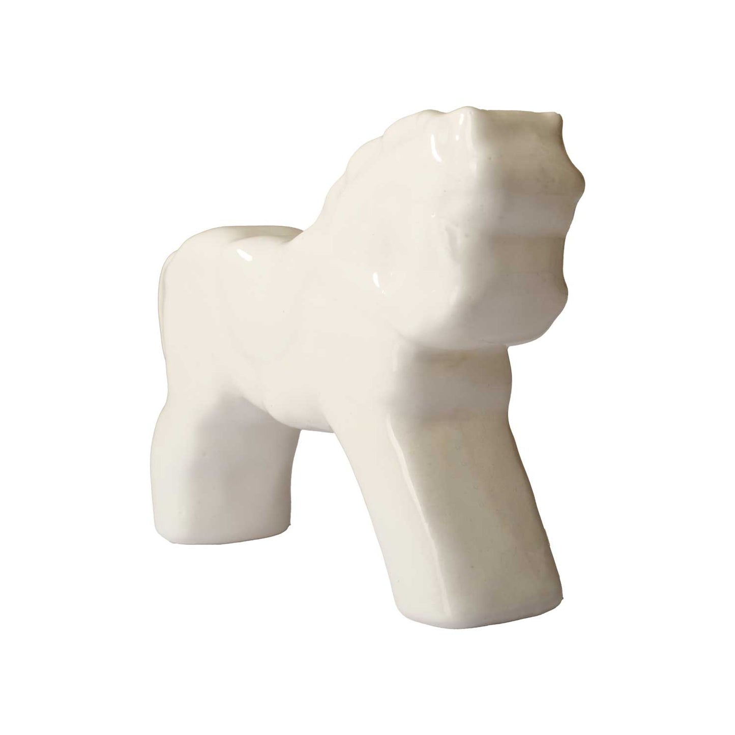 Cavallino Bianco in Ceramica